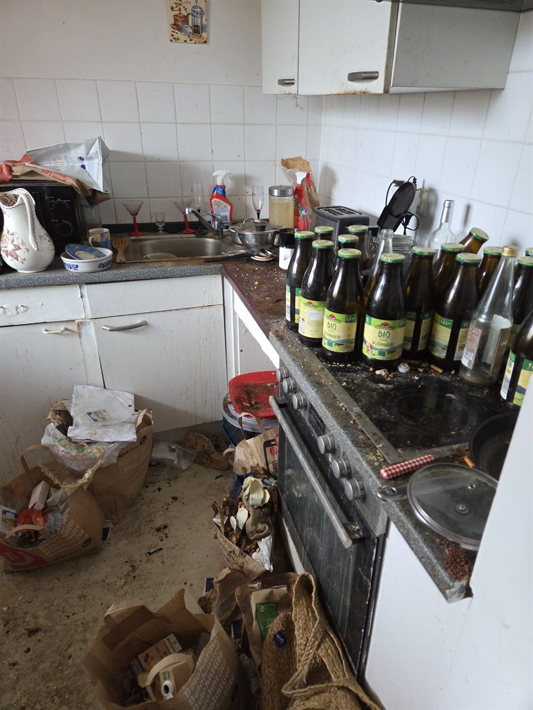 Entrümpelung Küche – vorher